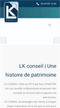 Mobile Screenshot of lk-conseil.com